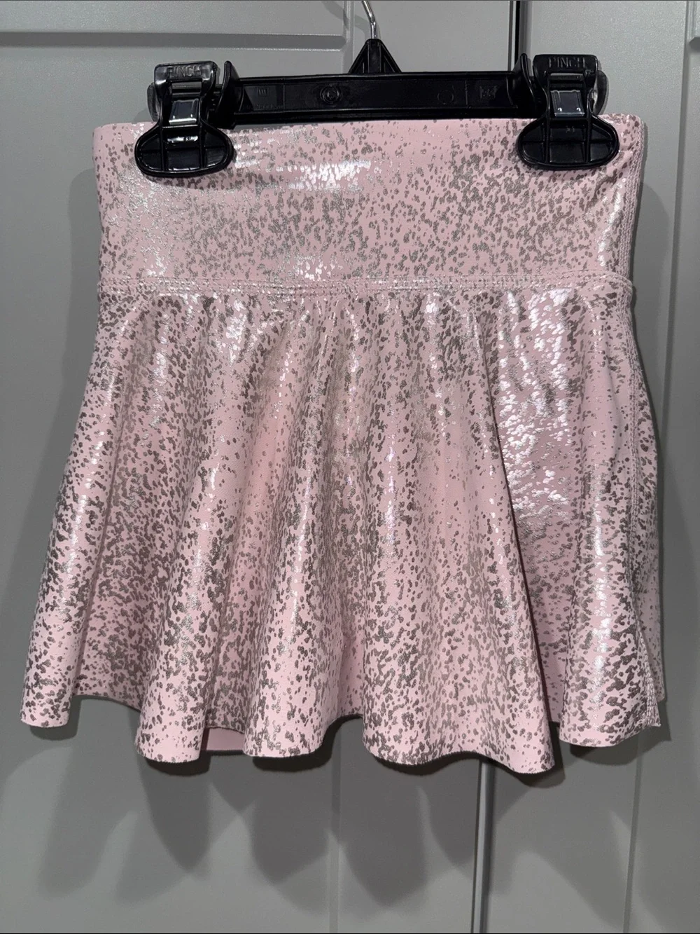 Old Navy Shimmery Light Pink Pleated Skort